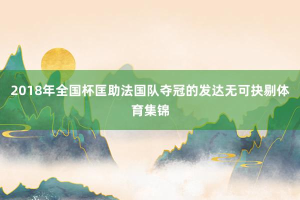 2018年全国杯匡助法国队夺冠的发达无可抉剔体育集锦