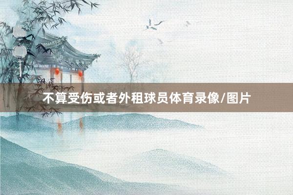 不算受伤或者外租球员体育录像/图片